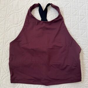 Athleta Maroon Criss-Cross Back Bra